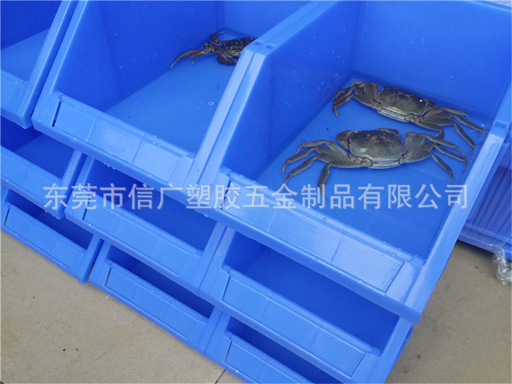 长期现货斜口组合式螃蟹小屋 全新料环保养殖塑料盒 淡水蟹饲养箱