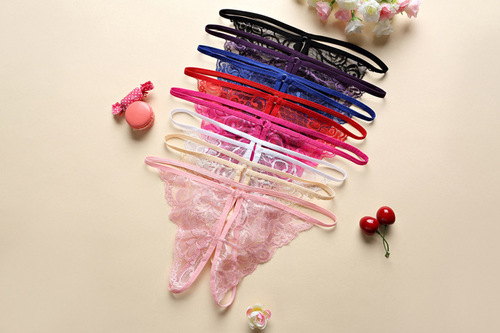 Wholesale supply of sexy underwear set, three-point style, open-flap sexy three-point style C06