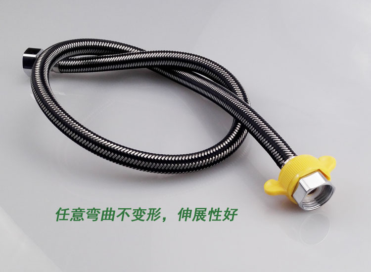 Factory wholesale 304 stainless steel braided pipe mixed wire toilet faucet cold and hot water inlet hose hot water pipe Application Scenario