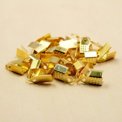 100個價 diy羽毛耳環配件材料 夾線扣繩扣線夾片手鍊項鍊連接配件