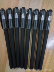 Black matte gel pen wholesale student exam business signature pen blue 0.5mm bullet red water pen