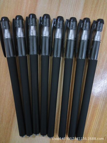 Black matte gel pen wholesale student exam business signature pen blue 0.5mm bullet red water pen
