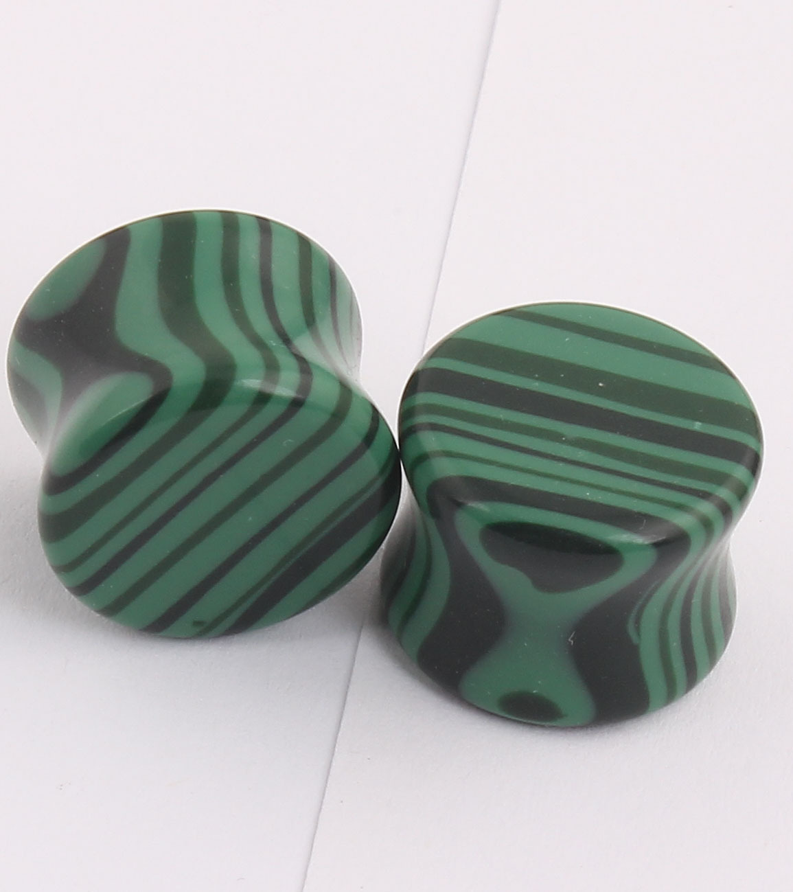 Pointed labret stud close-up product detail