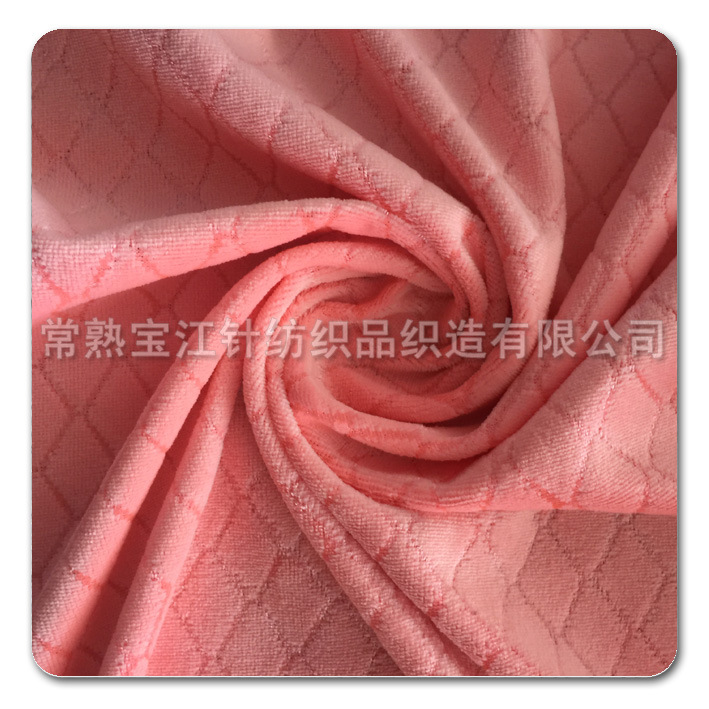【提花天鹅绒】CVC天鹅绒 提花天鹅绒 有机棉全棉 服装家纺面料