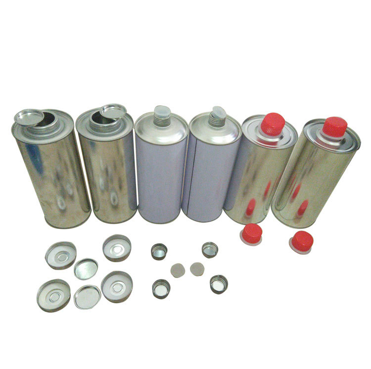 批发马口铁圆形油漆罐 胶水罐 厅子 1L 铁瓶包装 胶水瓶