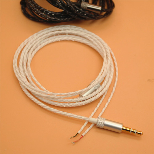 New MP3 headphone wire HIFI twisted semi-finished wire DIY fever wire flexible and highly elastic