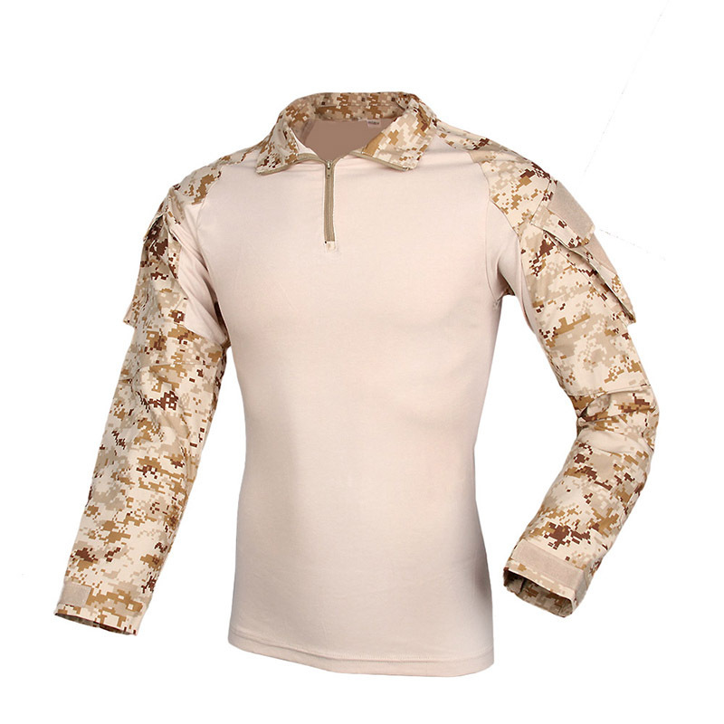Coyote Outdoor Tactical Camouflage Clothing Men's Military Fans Slim-fit Special Forces Training Clothing Work Clothes CS Field Suit Tide