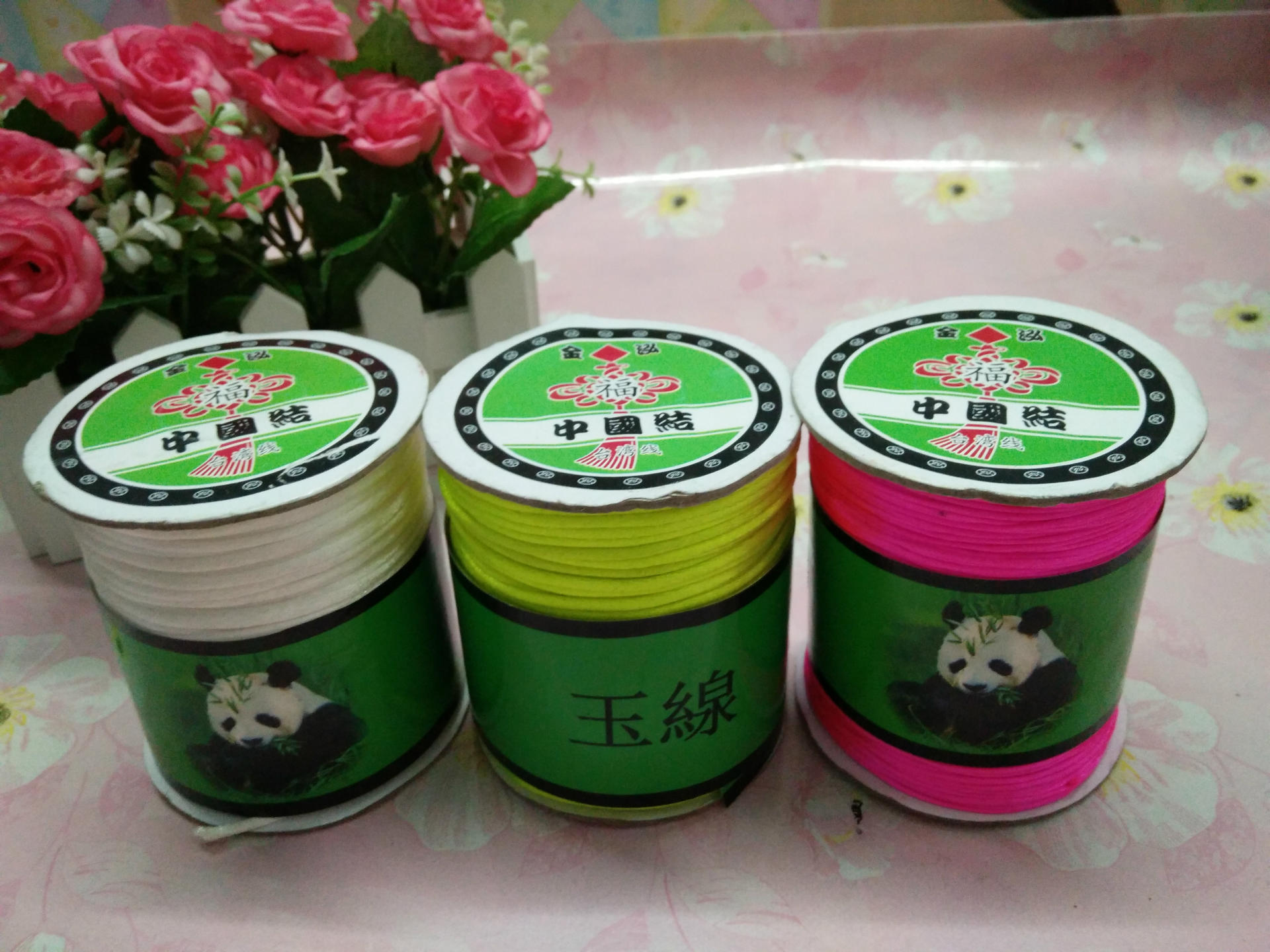 厂家批发中国结线材6号中卷装 中国结台湾玉线 编织配件材料