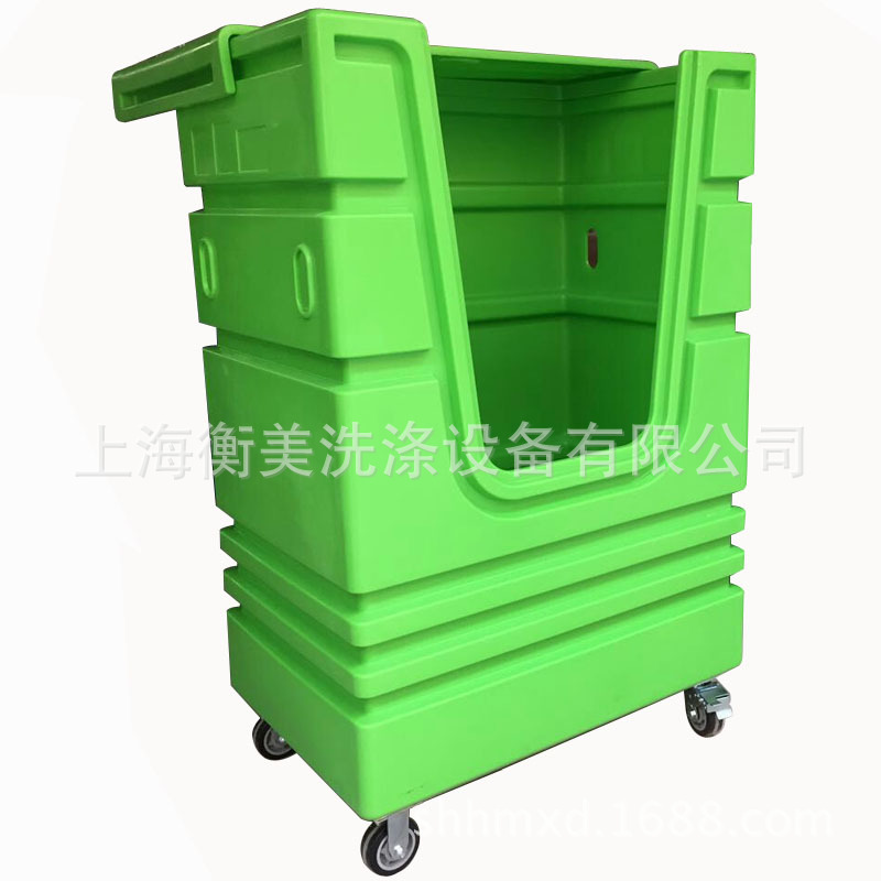 【厂家直销】塑料笼车   洗涤工厂  塑胶洗衣车
