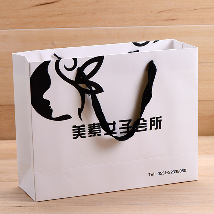 创意空白牛皮纸袋定制 服装购物手提袋 彩色环保礼品纸袋现货批发