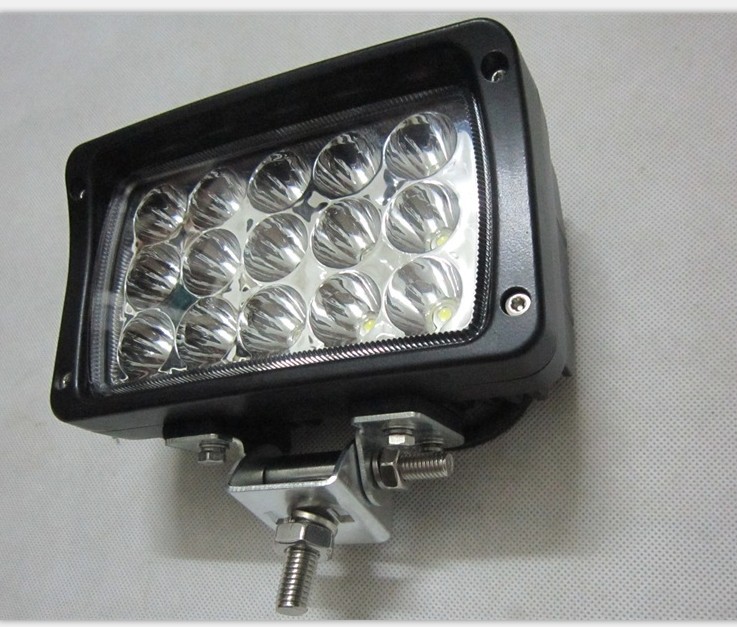 帮手描述图：45W汽车LED射灯工作灯车顶灯雾灯辅助大灯越野