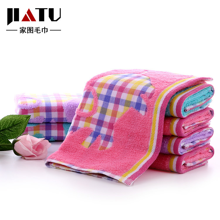 Small elephant double-deck Gauze thickening Infants Child towel Baby Supplies children towel wholesale