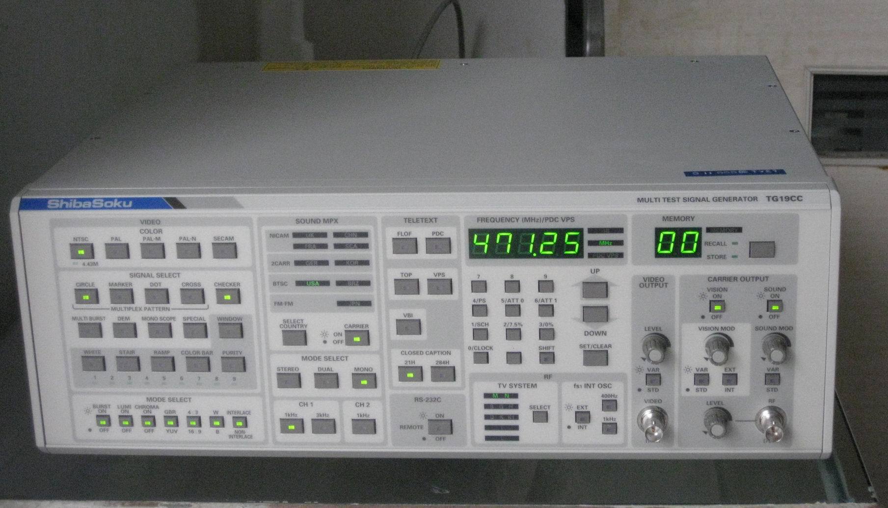新到二手TG19CC TG19CB电视信号产生器 现货租售维修