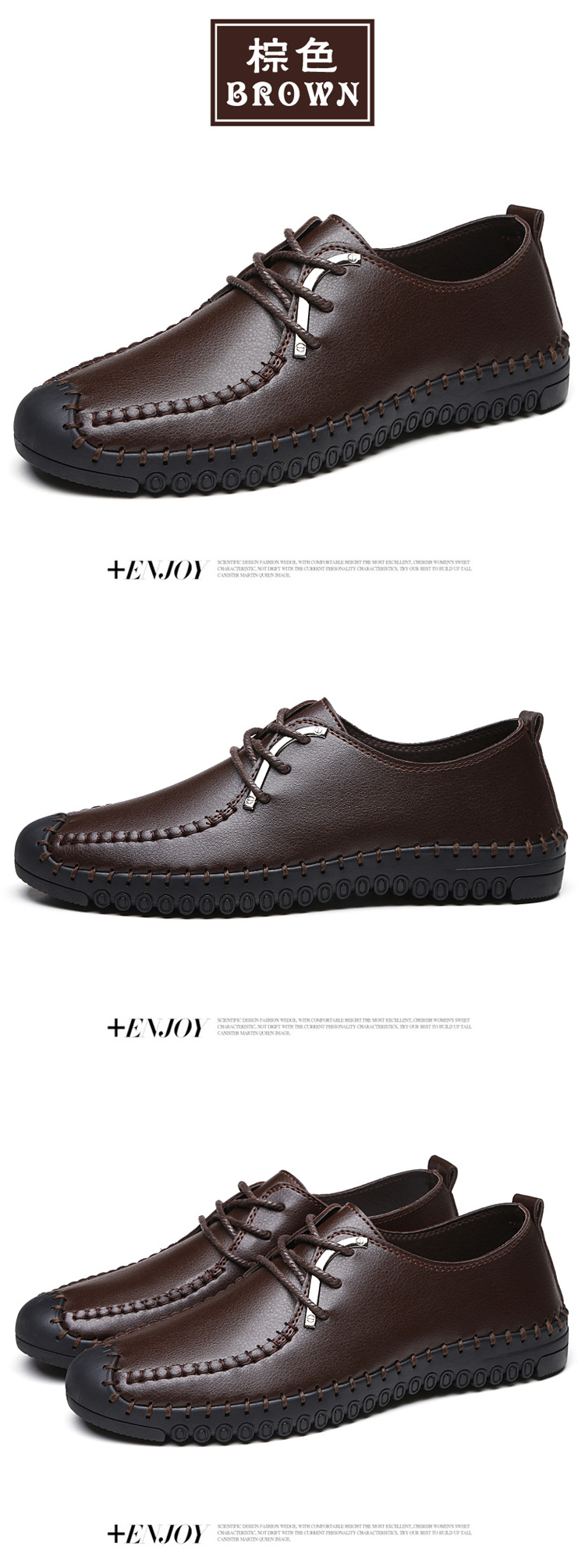 Chaussures homme en cuir véritable - Ref 3445826 Image 41