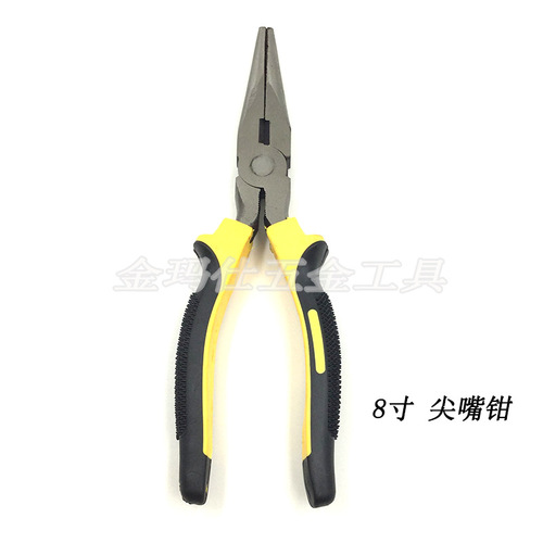 Manual decoration tools multifunctional vise pliers 8 inch massage handle wire pliers needle nose pliers diagonal pliers wholesale