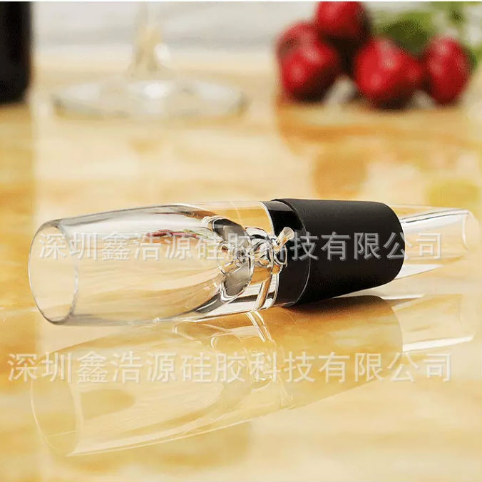 厂家供应 硅胶倒酒器 红酒葡萄酒倒酒器 食品 硅胶 可来样定制