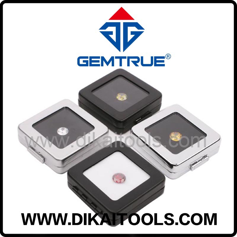 银色金属首饰包装盒 钻石包装盒 珠宝包装盒 裸钻盒 包装盒