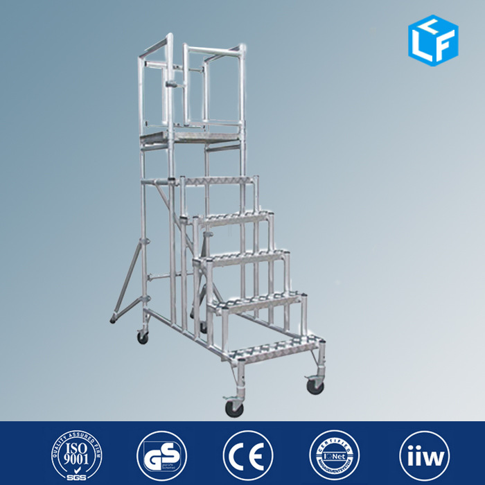 厂家供应铝合金登高车 各种大小型仓库取货物料搬运折叠马凳 现货