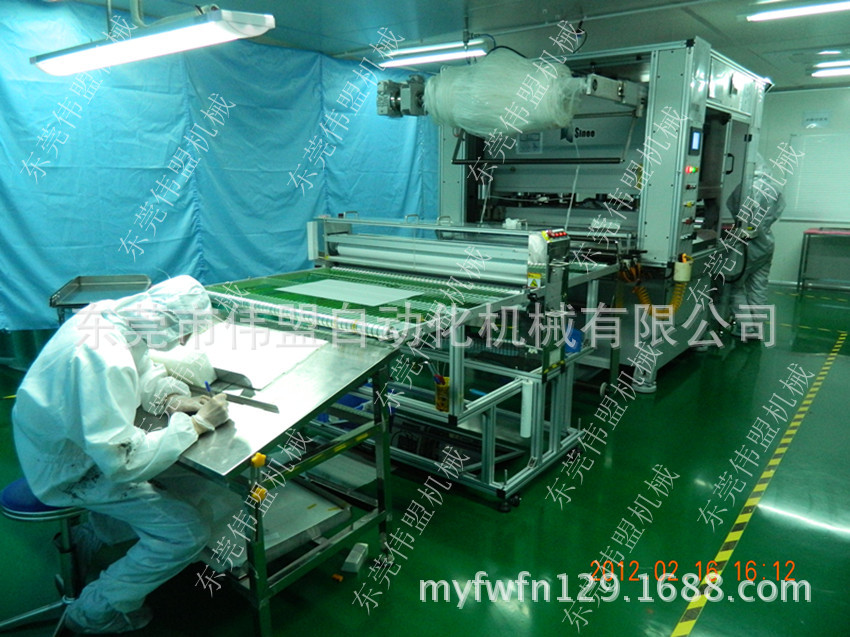 手机面板表面除尘机，静电除尘设备，洗片机