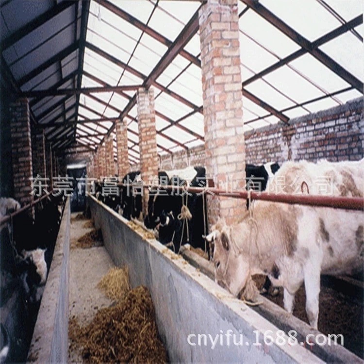 厂家供应防老化质保5年PE万通板 广东富怡PE阳光板 畜牧大棚PE板