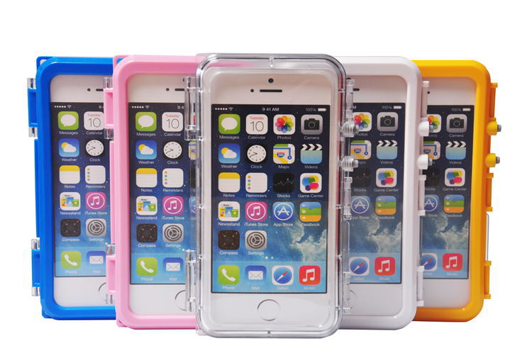 Waterproof mobile phone protection with zipper
