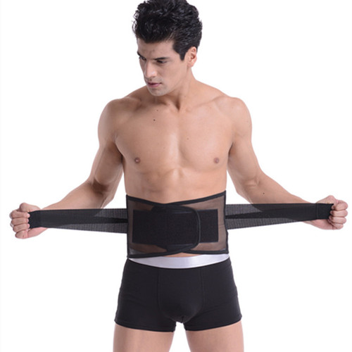 Wholesale mesh support waistband, steel plate supporting waist support, breathable waistband, lumbar spine fixing waistband, waist support