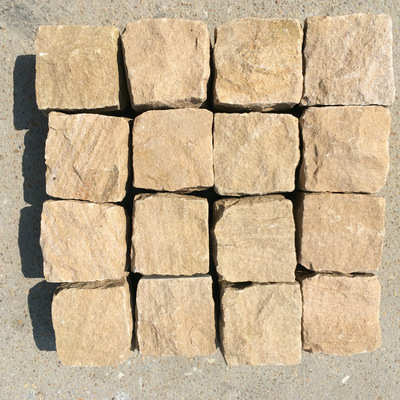 Sandstone cube Natural block stone Landscape Paving square natural Ground floor Custom manufacturer