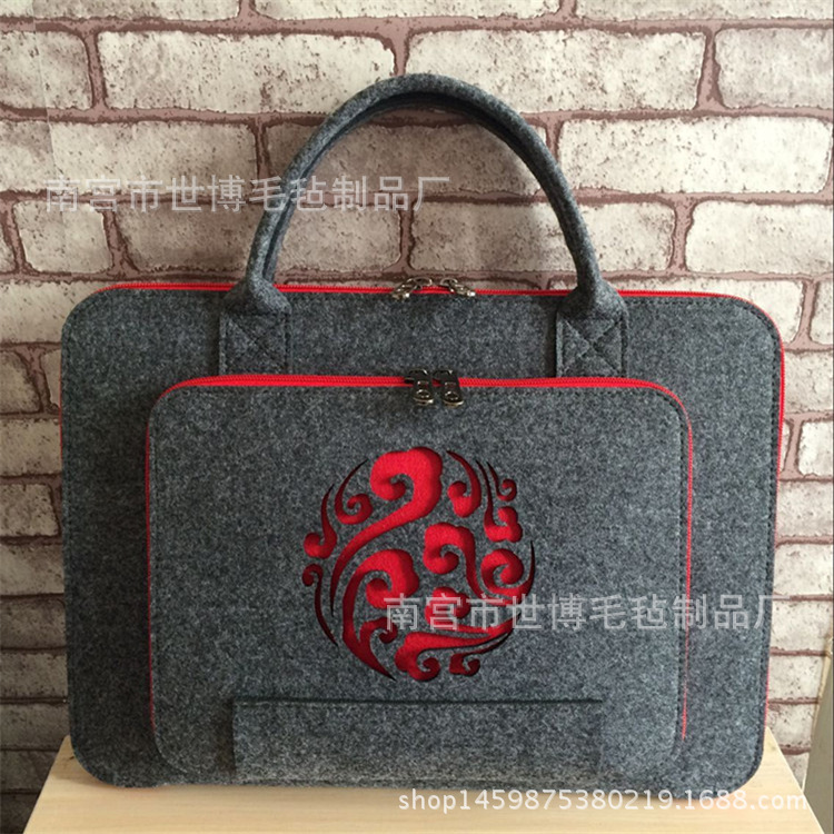 厂家直销 可按需定制毛毡包毛毡包定做毛毡工艺品毛毡挂件