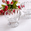 Factory wholesale thick glass ice cup ice cream cup dessert ice cream cup salad cup