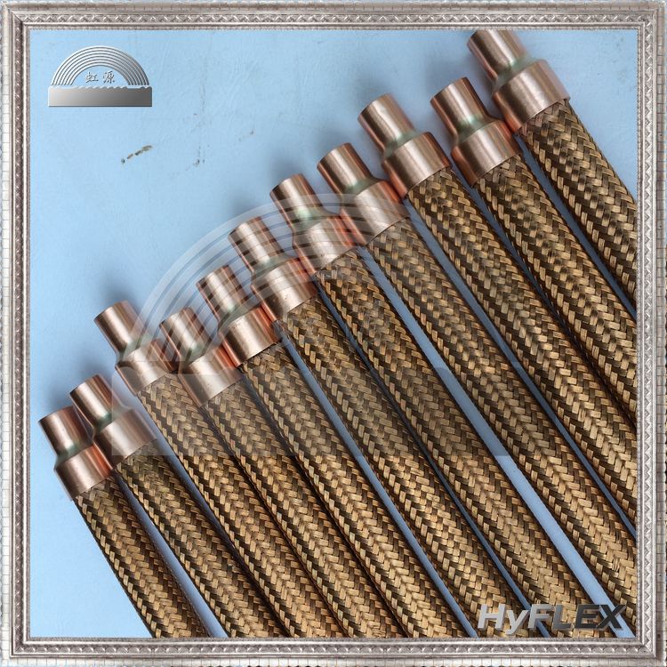 铜波纹管 金属软管 制冷管道避震软管 焊接接口 通制冷剂