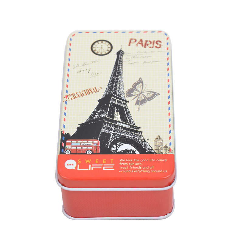 欧美经典时尚卡通动漫包装盒金属收纳烘培蛋卷铁盒礼盒婚庆喜糖盒