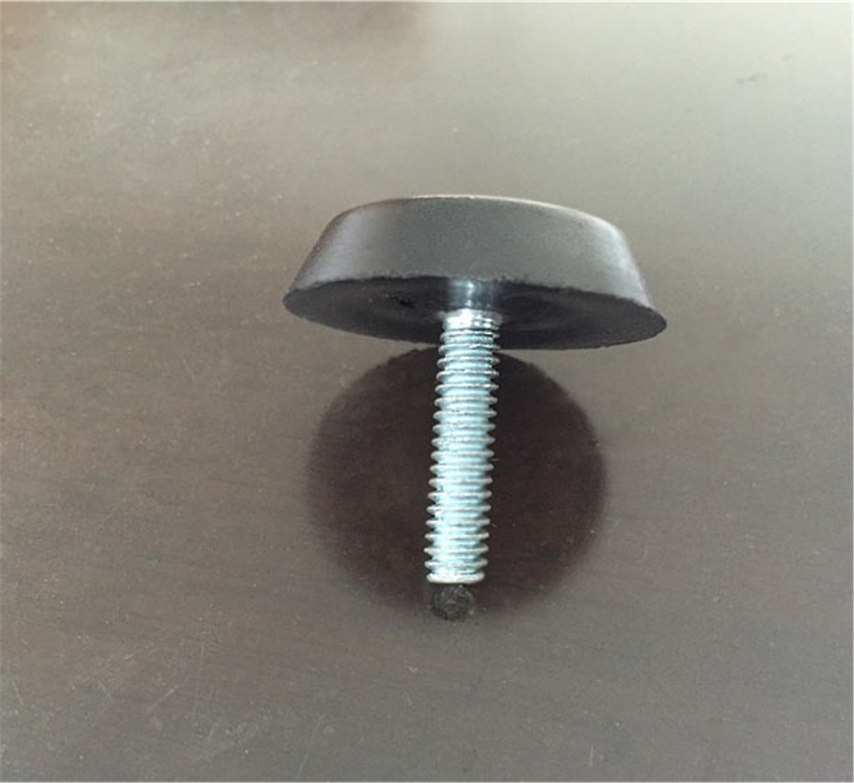 螺纹可调脚 圆形调整脚 黑色固定脚垫