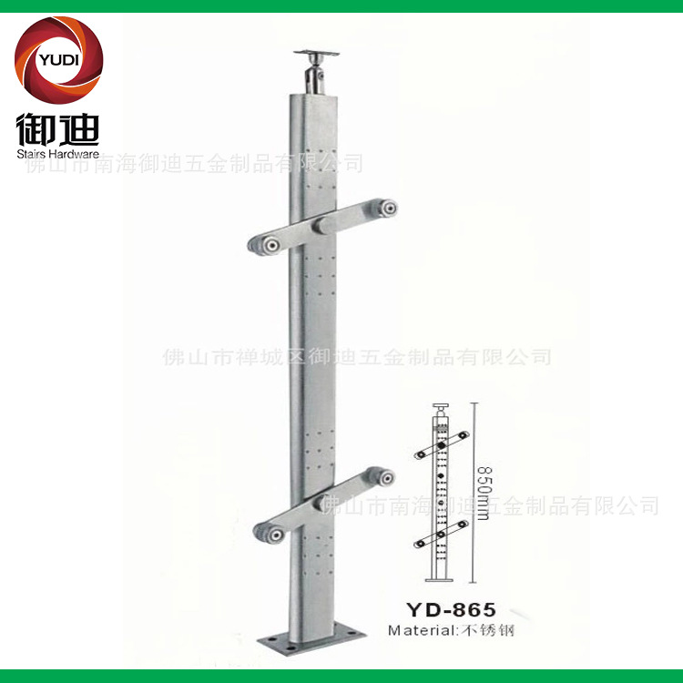 工厂直销 不锈钢工程护拦立柱 楼梯扶手立柱 格