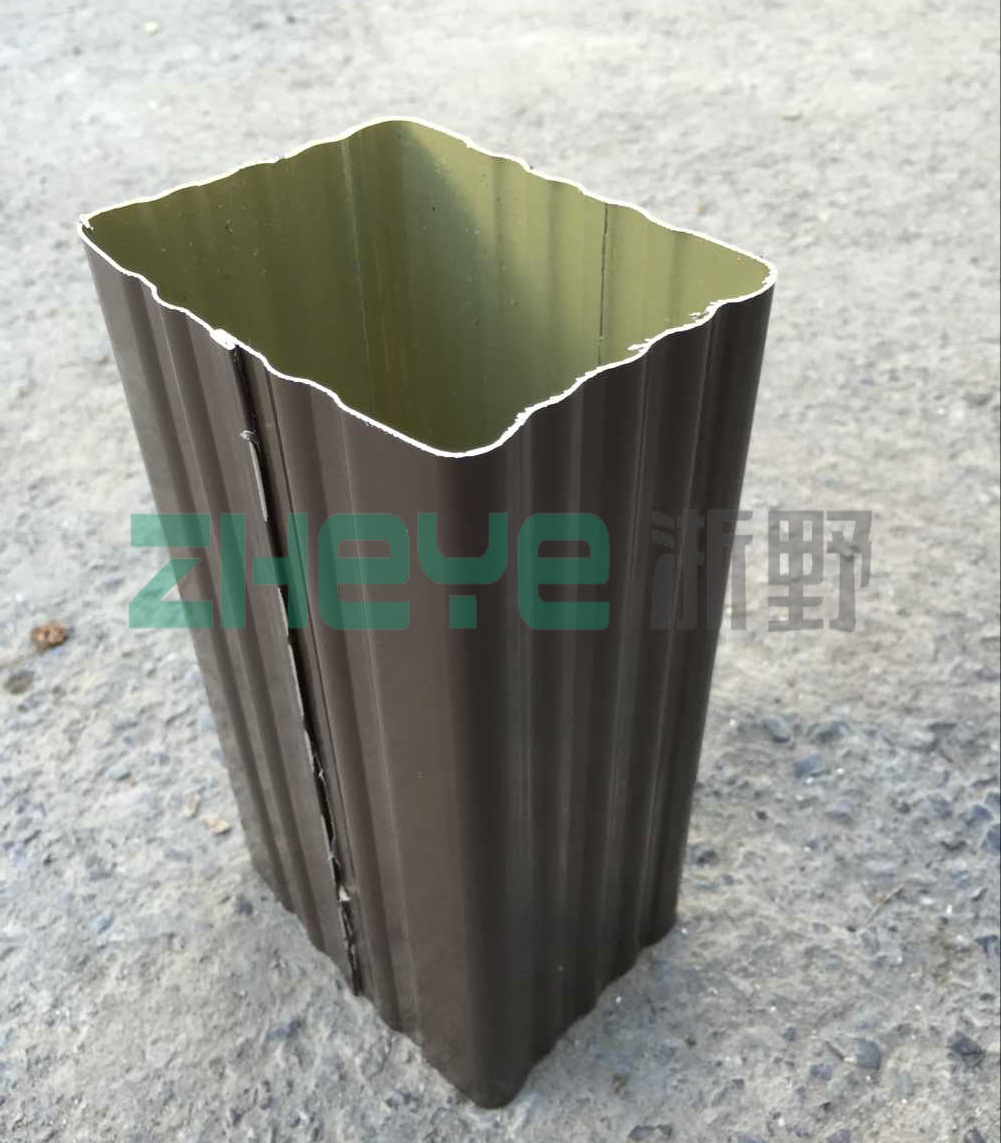 生产销售 镁铝合金落水系统，铝合金天沟，方形下水管