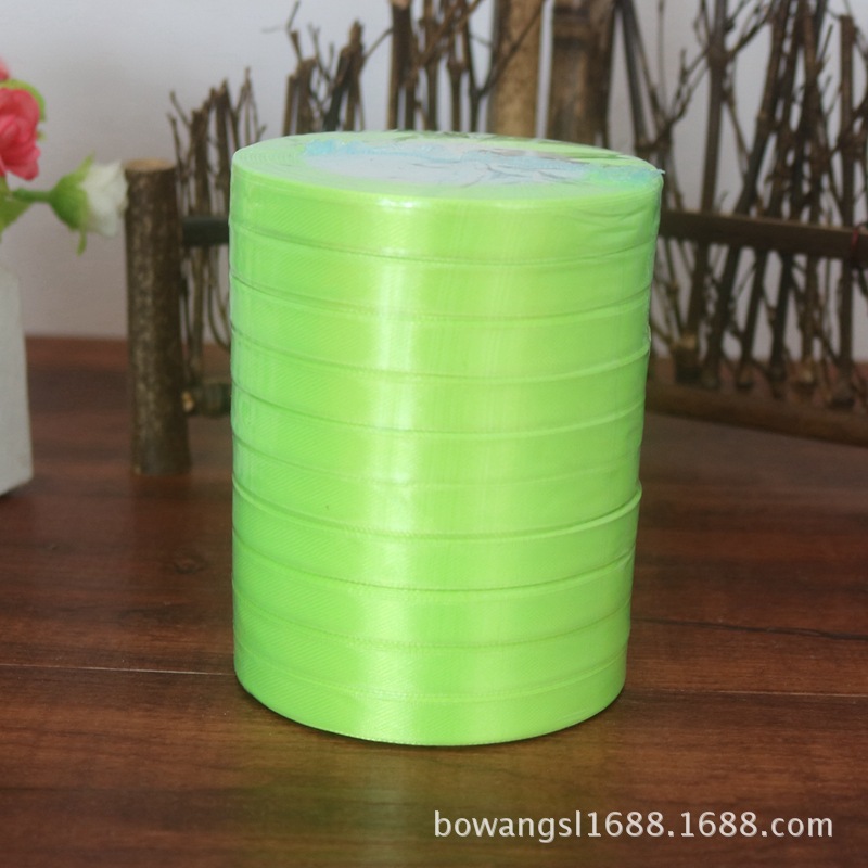 Yiwu venta al por mayor 1cm cinta regalo flor embalaje pastel hornear decoración cinta DIY casual multicolor