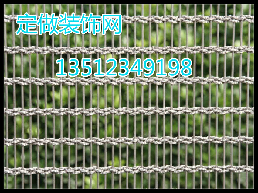 现货批发不锈钢绳装饰网幕墙网金属网帘合股绳网不锈钢编织绳网