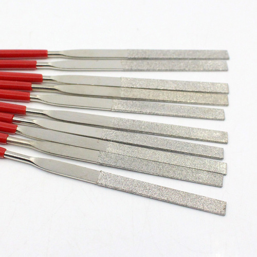 Wenwan flat file, handmade diamond rubbing tool file, frosted diamond walnut sand head polishing bodhi accessories