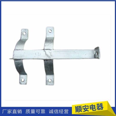 厂家直销 电力铁附件  顶杆抱箍  横担 双顶抱箍 速速咨询|ru