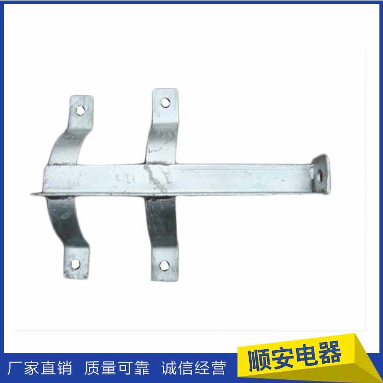 厂家直销 电力铁附件  顶杆抱箍  横担 双顶抱箍 速速咨询|ru