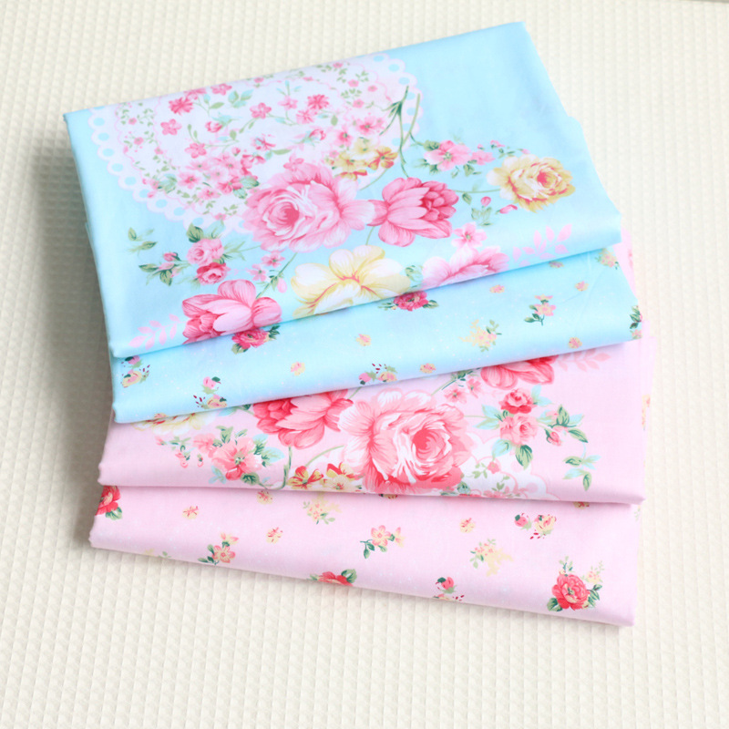 全棉印花布料1.6米宽 纯棉被套被单花型 斜纹棉布面料厂家批发