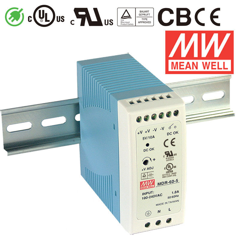 ȫ��ԭװ̨��MEAN WELL��γ�����Դ MDR-60-24 60W 24V 2.5A