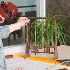 12-Hook Chicken Wing Wood Pen Holder, Redwood Creative Pen Rack, Ideal for Calligraphy Brushes, Chinese Painting, and Stationery Essentials—Drop Shipping Available