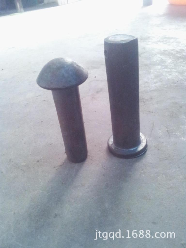 紧固件厂家现货供应m12x60半圆头铆钉 铁铆钉