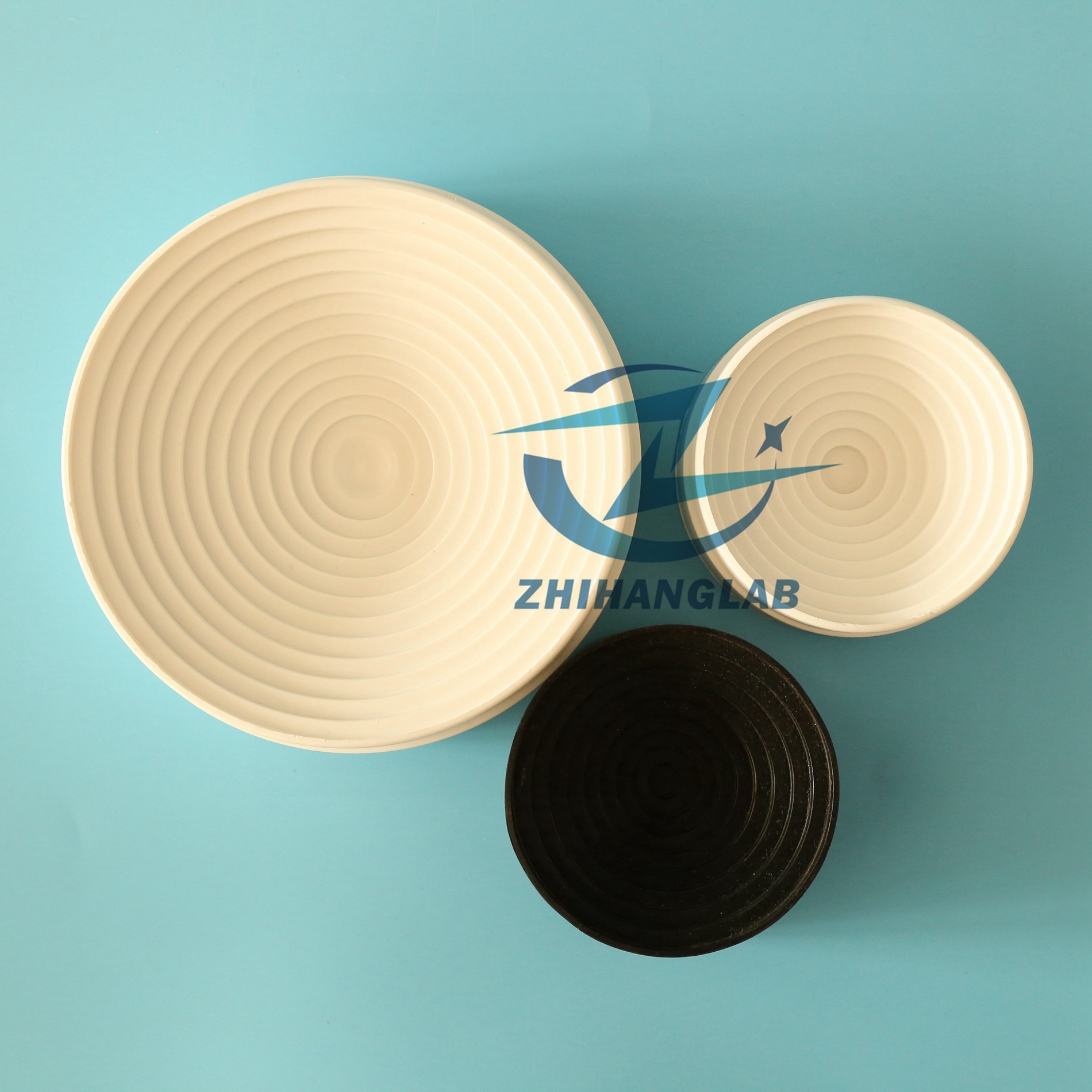 CR550-160W 实验用橡胶烧瓶底托 直径90mm 黑色