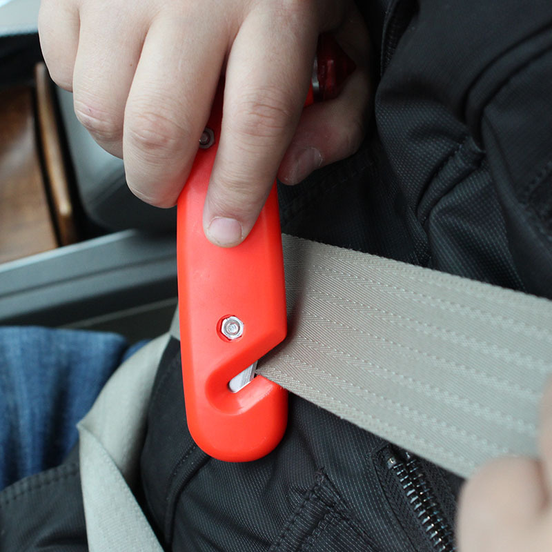 二合一多功能安全錘應(yīng)急求生工具橘紅和黑色兩色可選150G R-7107