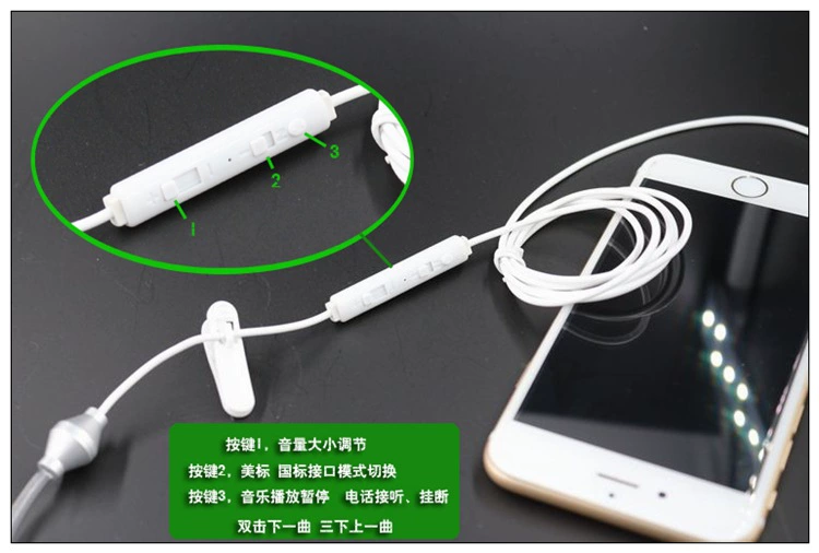 Agent vacuum guidelines controlled call mobile phone headset earplug pipe unilateral driver fully compatible