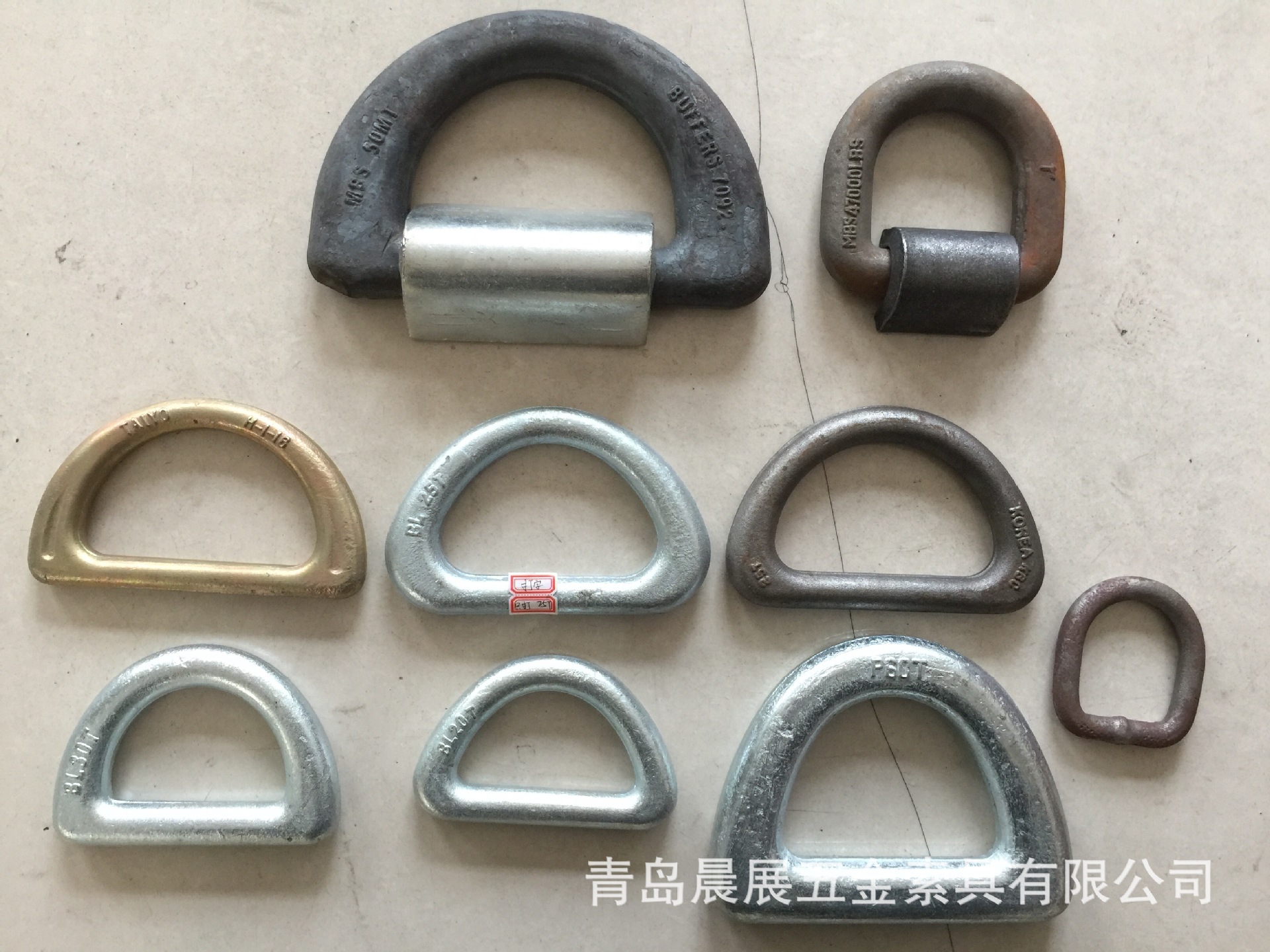 集装箱 连接 固定D铃 绑扎D型环 地令 碳钢镀锌地铃 量大从优-阿里巴巴