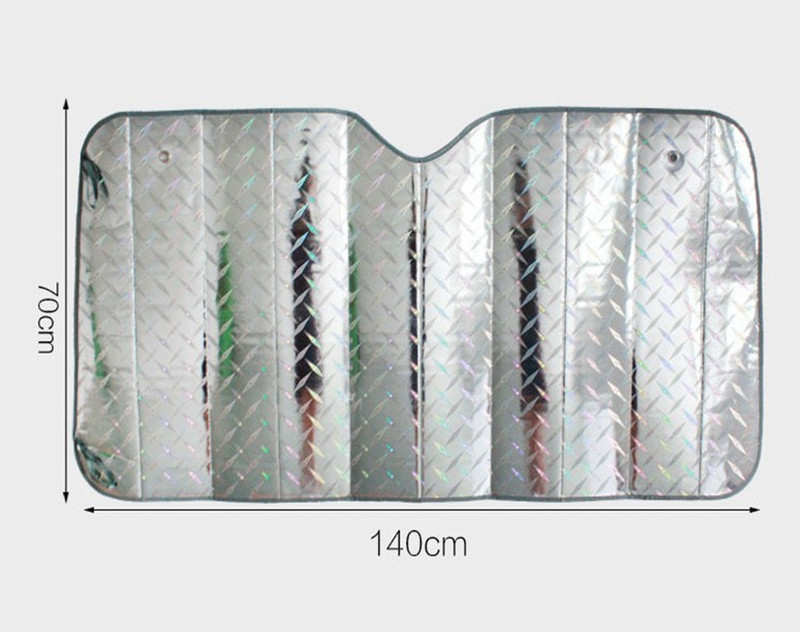 140*70 laser film sun visor car sun protection and heat insulation car sun visor visor gift custom printed logo