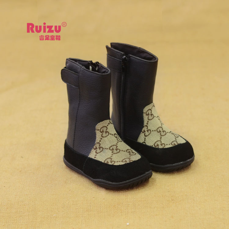 Ruizu autumn and winter new boys boots c...