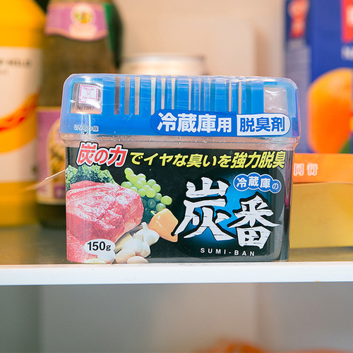 Japanese kokubo refrigerator freshener refrigerator room activated carbon deodorant kitchen refrigerator deodorant carbon box